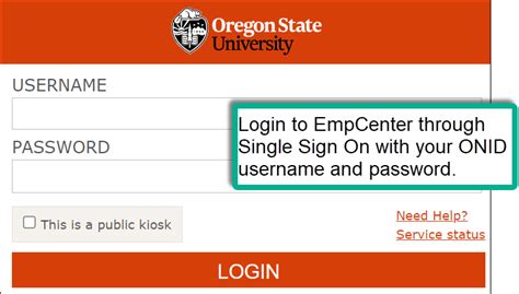 oregon state university login